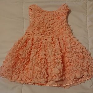 Pink rose baby wedding dress 6-9 months